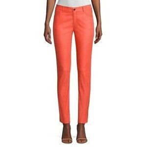 NWT Lafayette148 New York Mercer Jeans in Peach Rose  Size 4​​​​​​​​​​